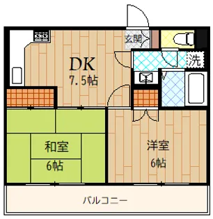 アクティーコーポ【2階】の間取り