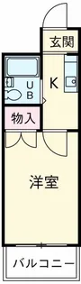 ブランシャトー【1階】の間取り