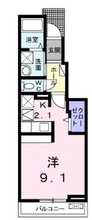 ウィステリア トレリス【1階】の間取り