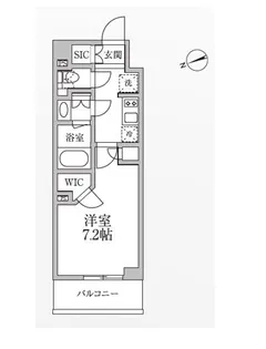 レジディア新御徒町II【5階】の間取り