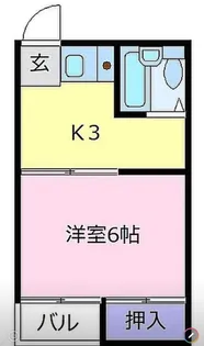 Yand玉出【4階】の間取り