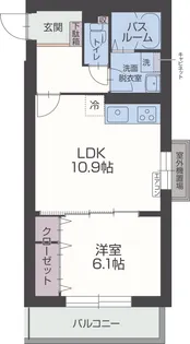 シャンパーニュ【4階】の間取り