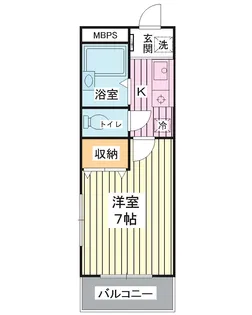フローレンス舞浜【1階】の間取り