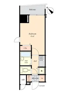 プレール武蔵小山2番館【9階】の間取り