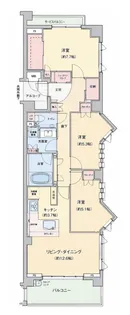 ディアスタ鎌倉由比ガ浜【3階】の間取り