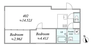trias154【4階】の間取り