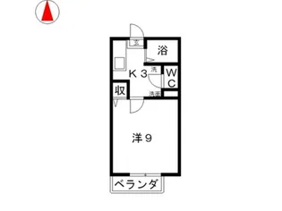 ロイヤルハイネス三田 A【2階】の間取り