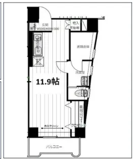 光10マンション【4階】の間取り