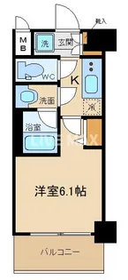 エステムコート京都西院【7階】の間取り