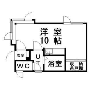 ラフィーネin芦野【1階】の間取り