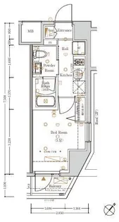 LOG横浜駅東【3階】の間取り