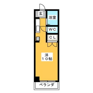 グリーンハイツK A棟【1階】の間取り