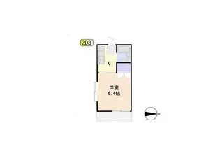 コーポコバルト【2階】の間取り
