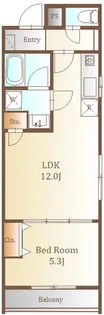 メルヴェーユ港【2階】の間取り