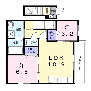 BASE SK【2階】の間取り