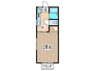 プライムハイツ【2階】の間取り