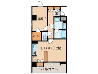 ラヴェンナ小石川【6階】の間取り