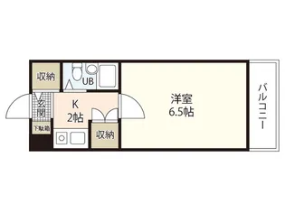 メルヘンマンション矢野東【3階】の間取り