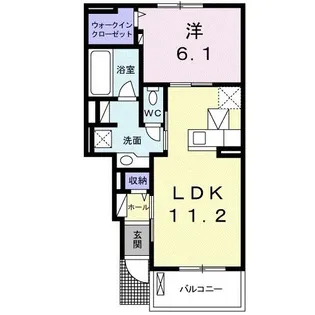 ソラーナ【1階】の間取り