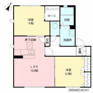 グラン シャリオ【1階】の間取り