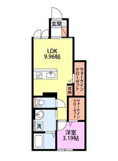 リビンド扇町 II棟【1階】の間取り