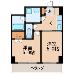 第2タジックビル【3階】の間取り