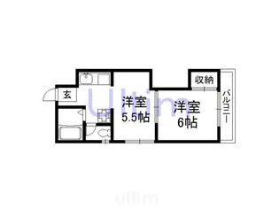 アーバンヒル桃山【4階】の間取り