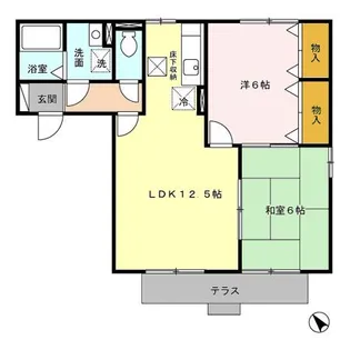 Salt Valley Court(ソルトバレーコート ) A【1階】の間取り