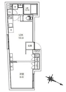MAXIV CITY板橋区役所前【2階】の間取り