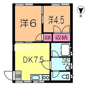 サン・コーポ【2階】の間取り