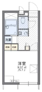 レオパレスひなた【1階】の間取り