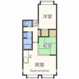 ファンタジア発寒【1階】の間取り