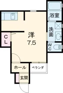 エターナルシー大観町【1階】の間取り