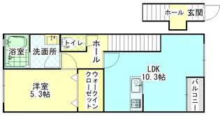 サンコート庭瀬【2階】の間取り