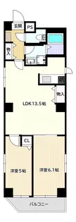 金太郎ヒルズ361【8階】の間取り