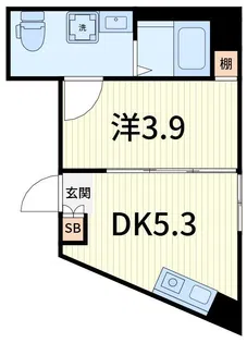 グランレジデンス四つ木【1階】の間取り