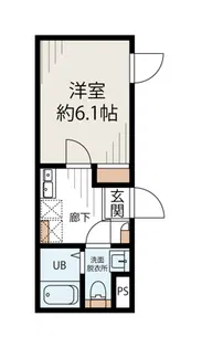 メゾン・ド・ロゼ川崎【1階】の間取り
