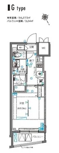 ZOOM横浜桜木町【3階】の間取り