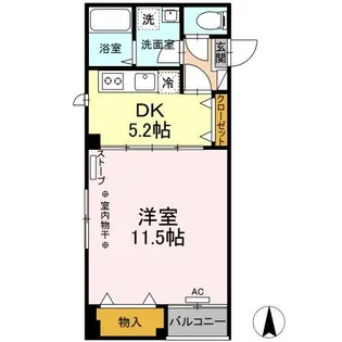 ジュエル本町【3階】の間取り