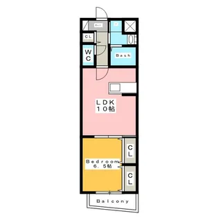 GRACIA グラシア【2階】の間取り