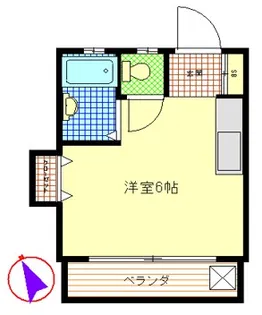 ハイツエミーNo.2【2階】の間取り