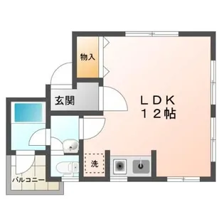 ロックキャッスル【4階】の間取り
