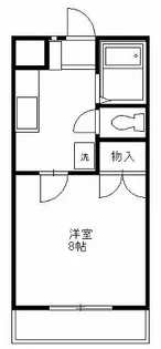 リバティー高橋【3階】の間取り
