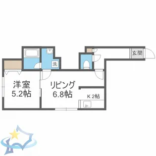 グランビアI【2階】の間取り