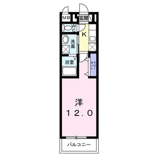 ミッドハイツ【3階】の間取り