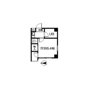 セントラルマンション笹塚B棟【5階】の間取り