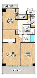 スパシオ・コモド【3階】の間取り