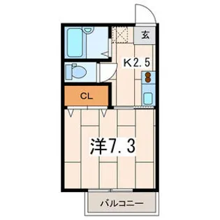コリーヌ上町【2階】の間取り