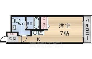 エルフ豊中【2階】の間取り