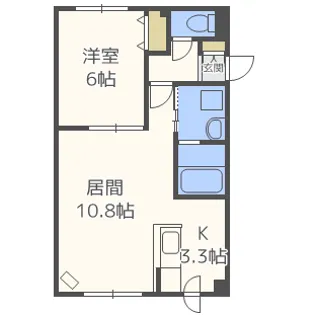 Feliz北28条【2階】の間取り